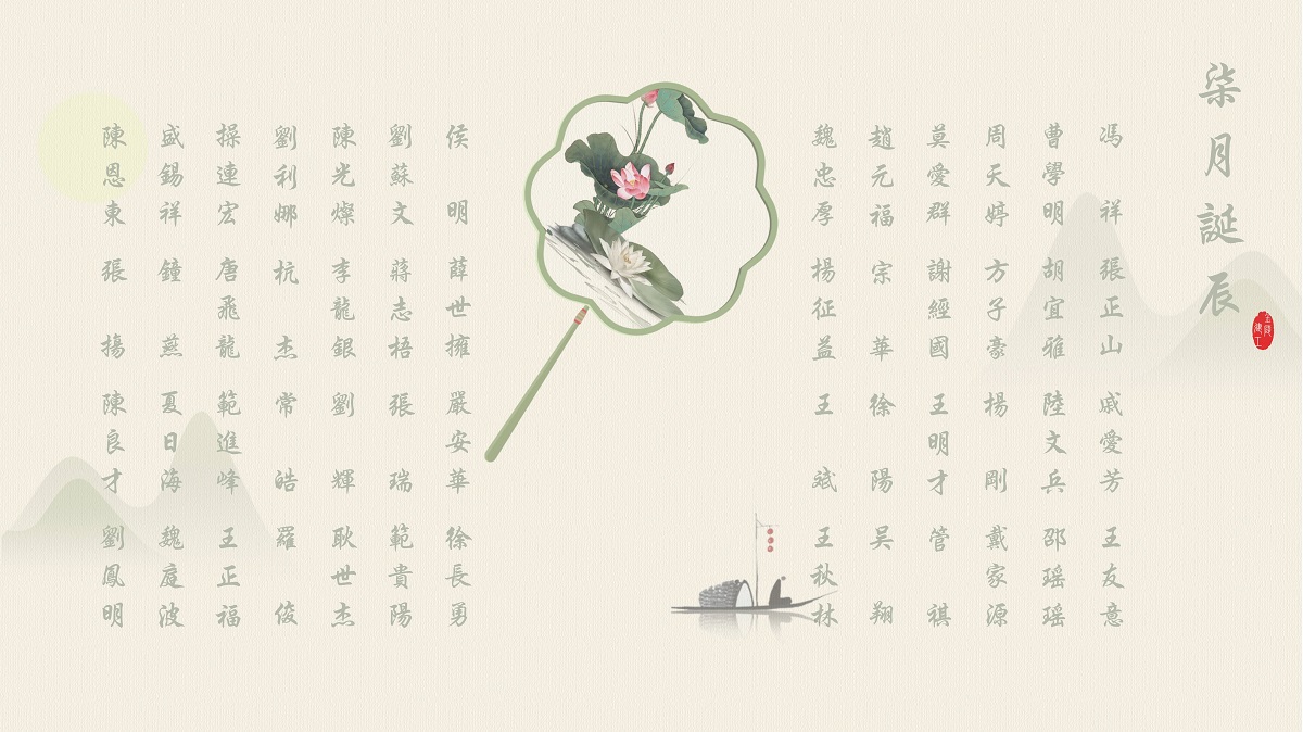 【生日祝?！抗ё?月生日的員工生日快樂！